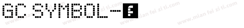 GC symbol字体转换